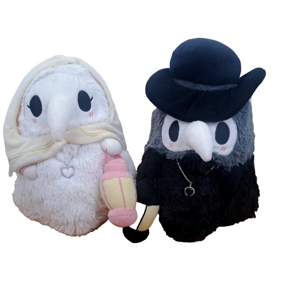Squishmallows Other - Mini Squishable Plague Doctor and Nurse plush toys